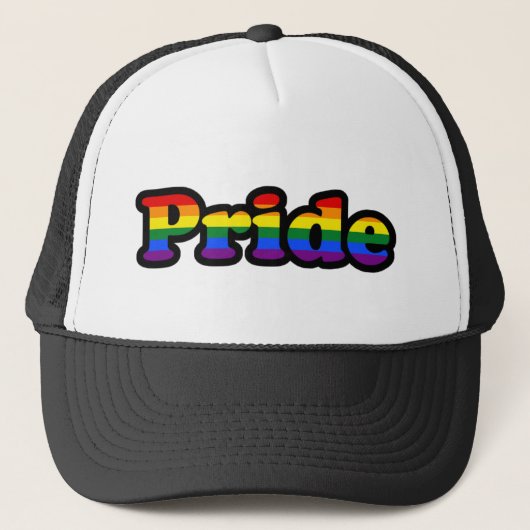 Pride LGBT Rainbow LGBTQ+ Trucker Pet (Voorkant)