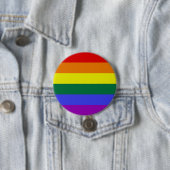Pride LGBT-regenboog Ronde Button 7,6 Cm (In situ)