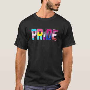 Pride LGBT Vlaggen voor Pan Trans Bi Lesbisch Asek T-shirt
