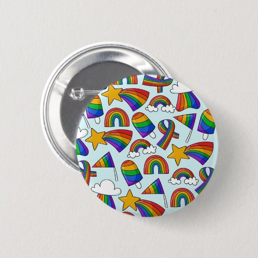 Pride lgbtq Button (Voorkant /achterkant)