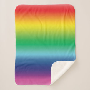 Pride lgbtq lgbt regenboogkleuren sherpa deken