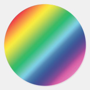 Pride lgbtq lgbt regenboogkleurpatroon ronde sticker
