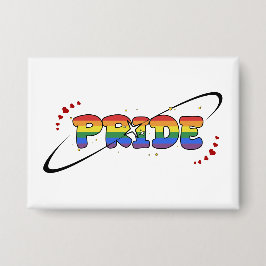 Pride LGBTQ Regenboogvlag Knop Button