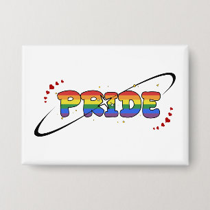 Pride LGBTQ Regenboogvlag Knop Button