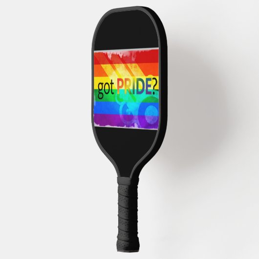 Pride LGBTQ regenboogvlag Pickleball Paddle (Links)