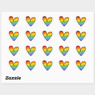 Pride Liefde Hart Homoregenboog LGBTQ  Sticker