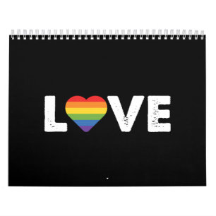 Pride Liefde Is Liefde Gay Gelijkheid Regenboog LG Kalender