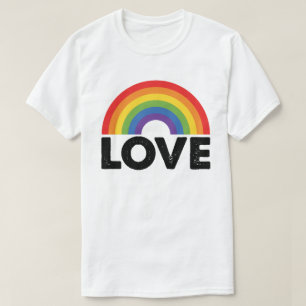 Pride Liefde Is Liefde Gay Gelijkheid Regenboog LG T-shirt