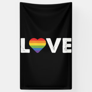 Pride Liefde is Liefde Hbt Gelijkheid Regenboog LG Spandoek