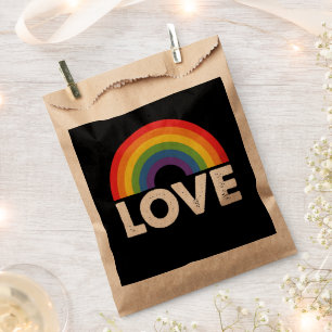 Pride Liefde is Liefde Hbt Regenboog LGBTQ Bedankzakje