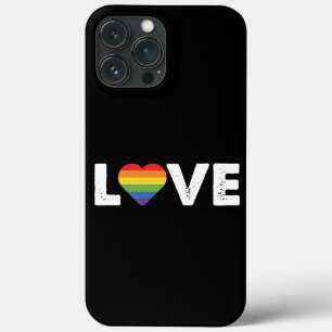 Pride Liefde is Liefde Homogelijkheid Regenboog LG iPhone 13 Pro Max Hoesje