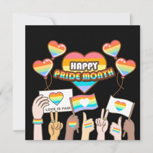 Pride liefde. Liefde is eerlijk. Pride maand.  (Voorkant)