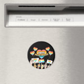 Pride liefde. Liefde is eerlijk. Pride maand. Magneet (Insitu (Vaatwasser))