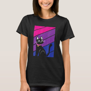 Pride Maand Biseksuele Kat Lgb Regenboogvlag T-shirt