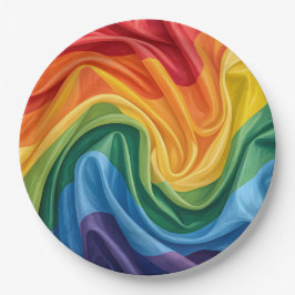 Pride maand patroon papieren bordje