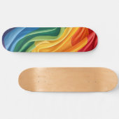 Pride maand patroon skateboard (Horizontaal)