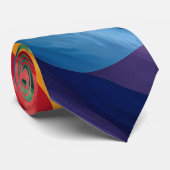 Pride maand patroon stropdas (Opgerold)