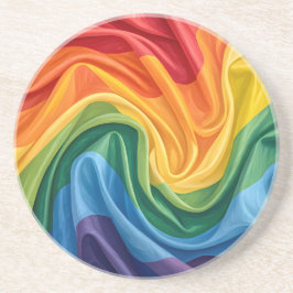 Pride maand patroon zandsteen onderzetter