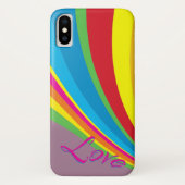 Pride Maand - Rainbow Love Case-Mate iPhone Case (Achterkant)