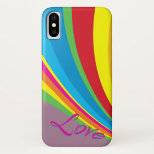 Pride Maand - Rainbow Love iPhone X Hoesje