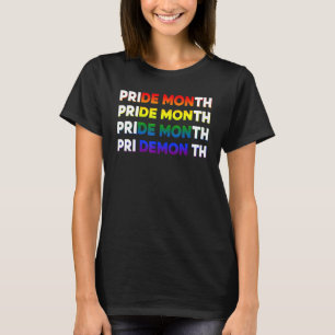 Pride Maand Wijzigingen Aan Demon LGBT Parade Gay T-shirt