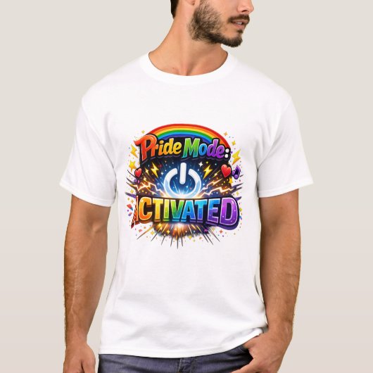 Pride Modus: Geactiveerd T-shirt (Voorkant)