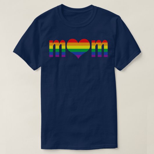 Pride Moeder Hart T-shirt (Design voorkant)