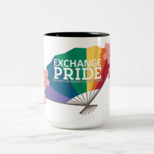 Pride-mok met kersenbloesems
