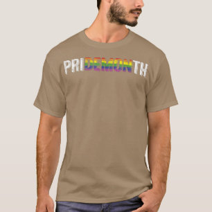 Pride Month Demon Gay Lesbian LGBT Flag 2022 T-shirt
