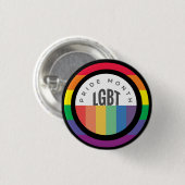 Pride Month LGBT met regenboogthema Ronde Button 3,2 Cm (Voorkant /achterkant)