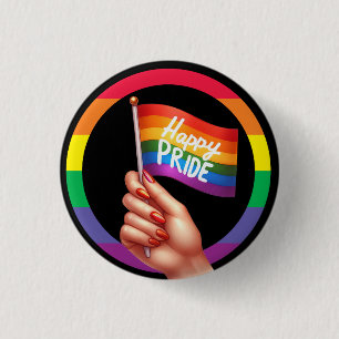 Pride Month  LGBT met regenboogthema Ronde Button 3,2 Cm