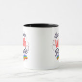 Pride Month Rainbow Coffee Mug LGBTQ+ Gift Mok (Midden)