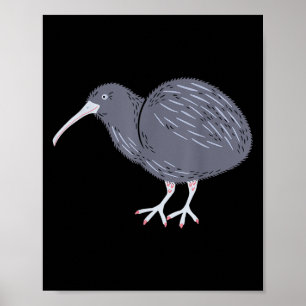 Pride Nieuw-Zeeland Kiwi Vogel Cadeau Nieuw-Zeelan Poster