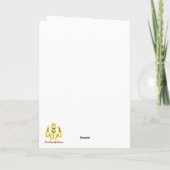 Pride of Scotland Tartan met Robin Persoonlijke Ke Kaart (Achterkant)