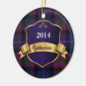 Pride of Scotland Tartan Pset Custom ornament (Links)