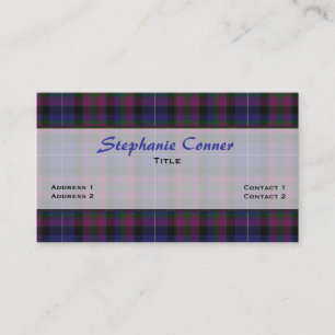 Pride of Scotland Tartan Pset Custom Visitekaartje