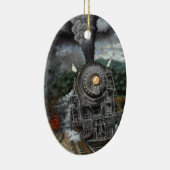 "Pride of the Central" by Tom Rock Oval Ornament (Rechts)