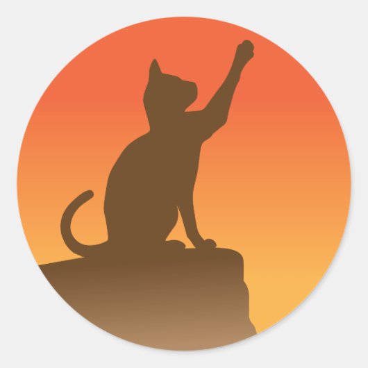 Pride of Thunder Ronde Sticker (Voorkant)