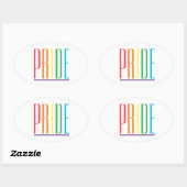 PRIDE Ovale Stickers (Vel)