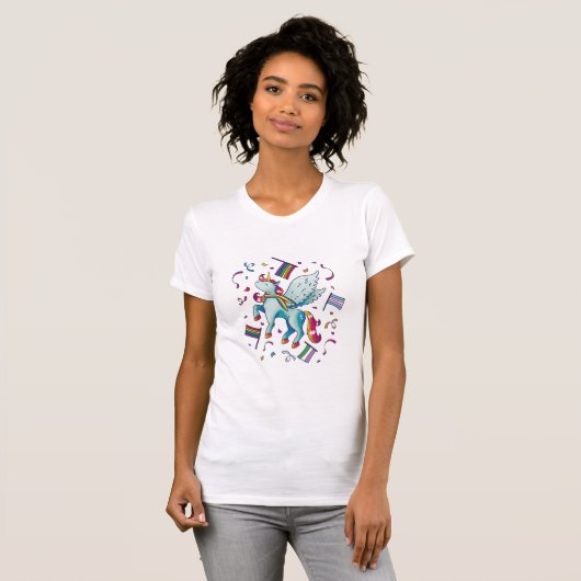 Pride Pegasus T-Shirt (Devant entier)