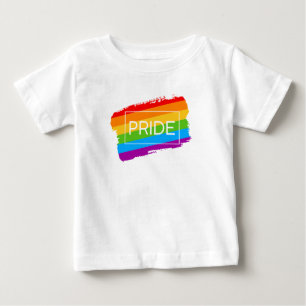 Pride penseelstreek regenboog