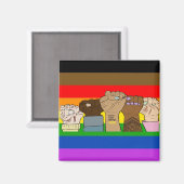 Pride Power Fists/BLM Magnet Magneet (Voorkant / Achterkant)