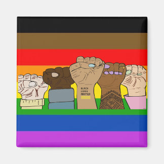 Pride Power Fists/BLM Magnet Magneet