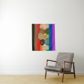 Pride Power Fists/BLM-tapestapel Wandkleed (In situ)