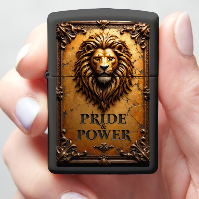 Pride Power Lion Gold Frame (In Hand)