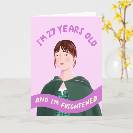 Pride & Prejudice, 27 jaar oude Kaart (Gele Bloem)