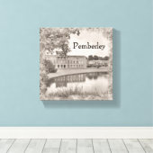 Pride & Prejudice #2 Origineel Kunstwandcanvas Canvas Afdruk (Insitu (Houten vloer))