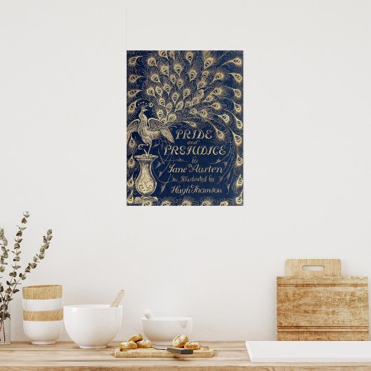 Pride & Prejudice Antiek Hoesje Poster (Keuken)