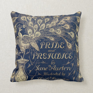 Pride & Prejudice Peacock Pillow Kussen