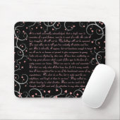 Pride & Prejudice Quotes Mousepad Muismat (Met muis)